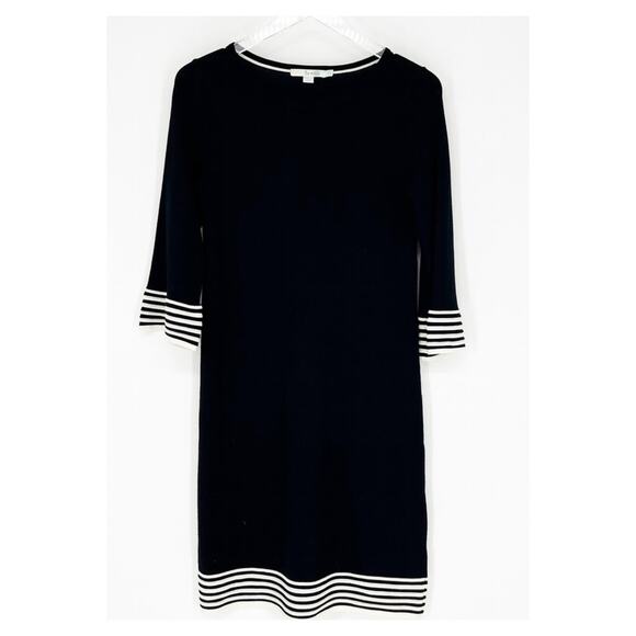Boden Knee Length Sweater Dress 6 Black - Picture 1 of 4
